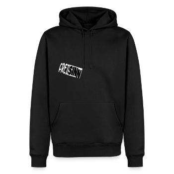 Freisinn Freiheit - Männer Premium Bio Hoodie - Schwarz - Vorne - Nico (187cm)