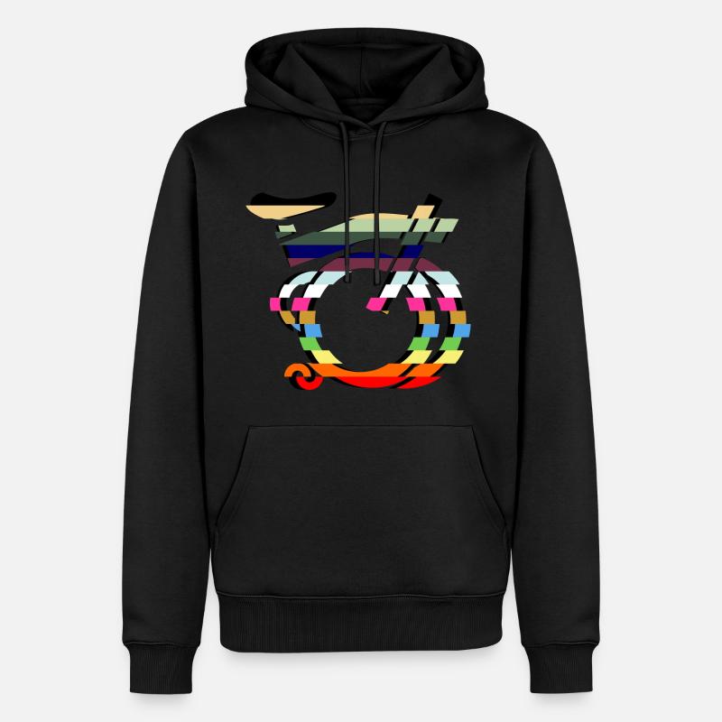 layerB - Männer Premium Bio Hoodie - Schwarz