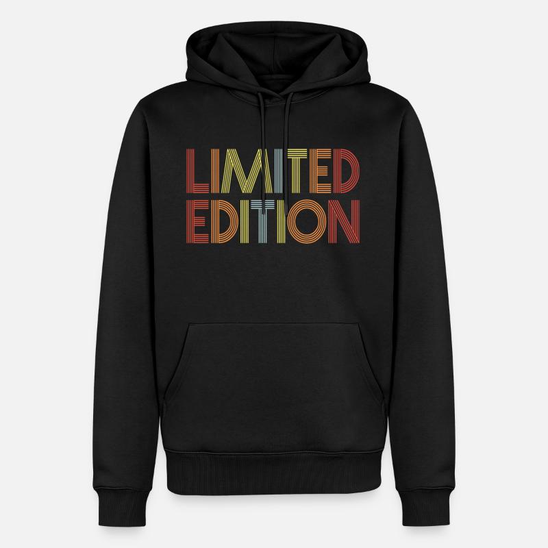 Édition limitée - Sweat à capuche Premium bio Homme - noir