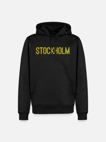 Stockholm - Men’s Premium Organic Hoodie - black