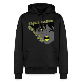 Anime not Cartoon - Männer Premium Bio Hoodie - Schwarz - Vorne - Nico (187cm)