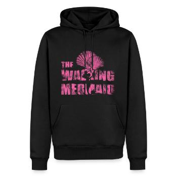 Meerjungfrau - Männer Premium Bio Hoodie - Schwarz - Vorne - Nico (187cm)