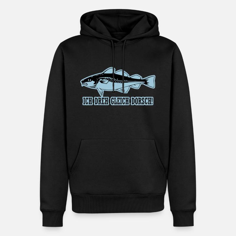 Ich dreh gleich Dorsch! - Männer Premium Bio Hoodie - undefined