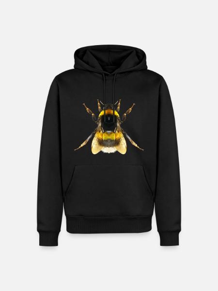 Bumblebee - Men’s Premium Organic Hoodie - black