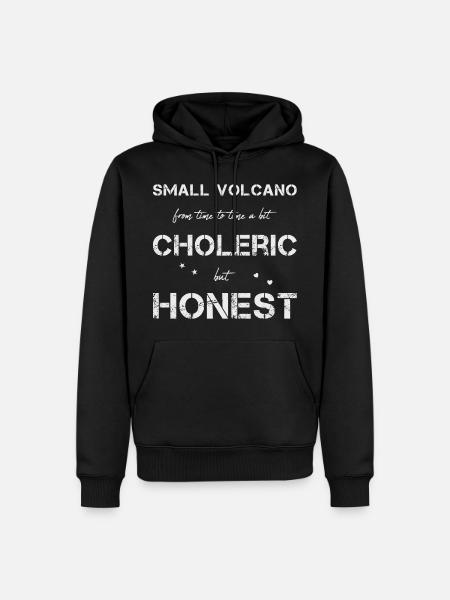 choleric honest - Men’s Premium Organic Hoodie - black