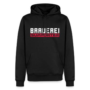Bier Brauerei Supporter #Malle Kneipe - Männer Premium Bio Hoodie - Schwarz - Vorne - Nico (187cm)