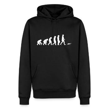Ant Insect Evolution of humans Animals - Men’s Premium Organic Hoodie - black - Front - Nico (187cm)