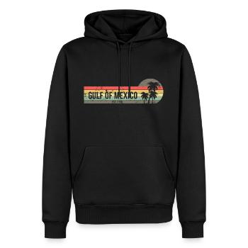 Gulf of Mexico Est 1550 Retro Vintage Mexico - Männer Premium Bio Hoodie - Schwarz - Vorne - Nico (187cm)