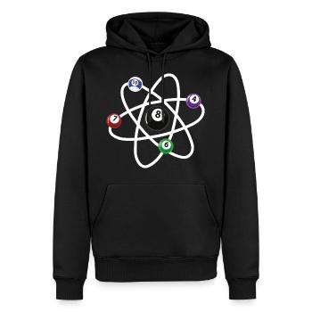 Billiard Pool 8-ball billard kugeln snooker player - Männer Premium Bio Hoodie - Schwarz - Vorne - Nico (187cm)