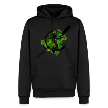 Japanischer Bonsai Miniatur Baum Gärtner Geschenk - Männer Premium Bio Hoodie - Schwarz - Vorne - Nico (187cm)