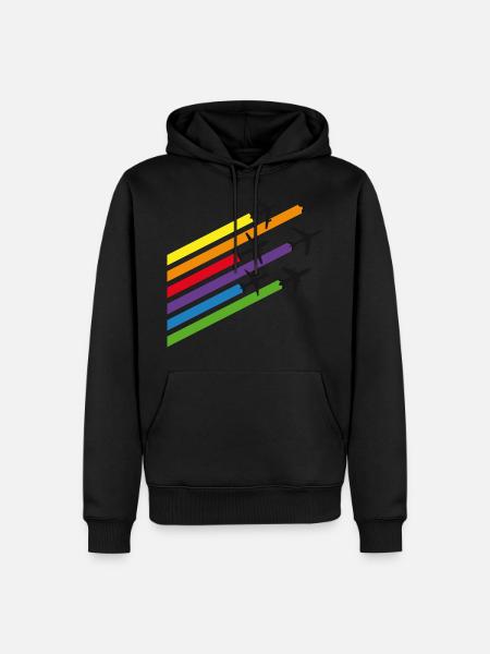 Aircraft strips - Men’s Premium Organic Hoodie -