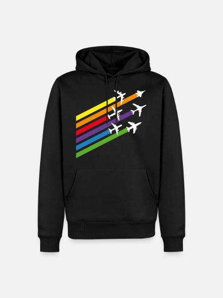 Aircrafts - Men’s Premium Organic Hoodie - black
