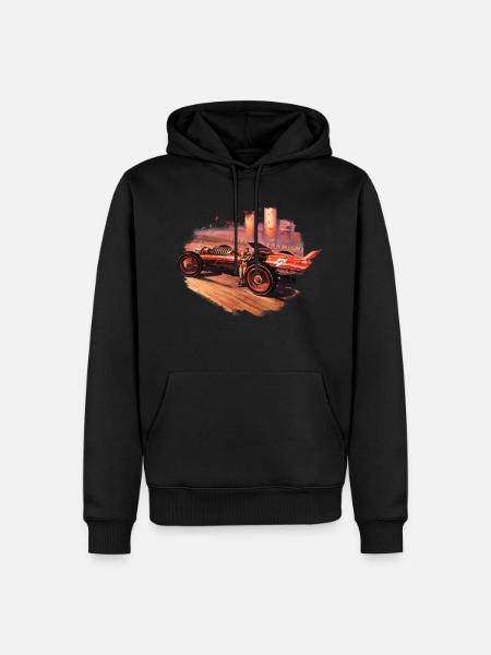 Grinns Welt Nr. 1 - Männer Premium Bio Hoodie - Schwarz
