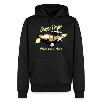 Banger Racing - Mehr als ein Sport - Männer Premium Bio Hoodie - Schwarz - Vorne - Nico (187cm)