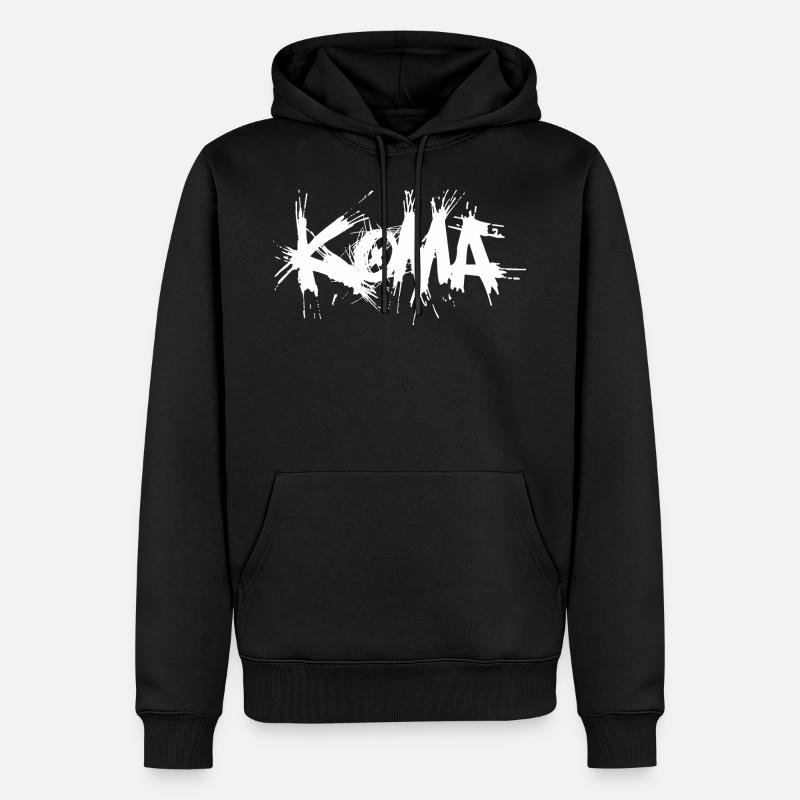 Coma - Sweat à capuche Premium bio Homme - noir