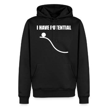 Physiker I have Potential physik physikalisch Math - Männer Premium Bio Hoodie - Schwarz - Vorne - Nico (187cm)