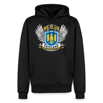Italiano dalla nascita friulano per grazia di dio - Sweat à capuche Premium bio Homme - noir - Devant - Nico (187cm)