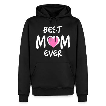 Meilleure chemise de maman – Cadeau pour les mamans - Sweat à capuche Premium bio Homme - noir - Devant - Nico (187cm)
