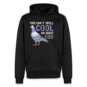 Taubenrennen Taube Tauben - Männer Premium Bio Hoodie - Schwarz - Vorne - Nico (187cm)