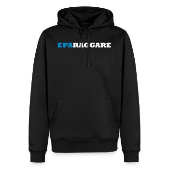 EPARAGGARE2 - Men’s Premium Organic Hoodie - black - Front - Nico (187cm)
