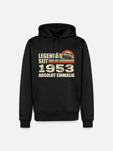 Légendaire depuis 1953 - absolument unique - Sweat à capuche Premium bio Homme - noir