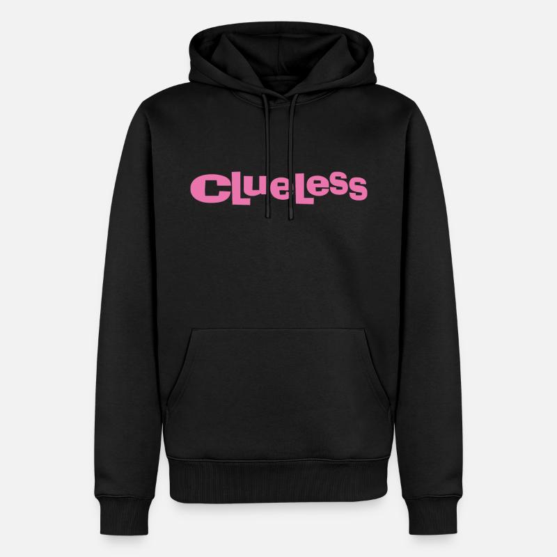 Clueless Logo Classique - Sweat à capuche Premium bio Homme - noir