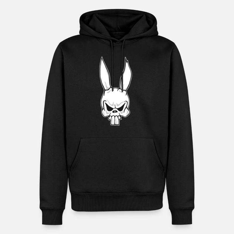Ich hasse Ostern - Männer Premium Bio Hoodie - Schwarz