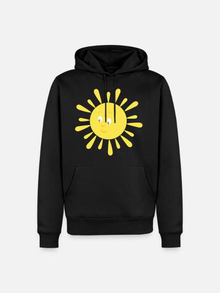 Sunshine - Men’s Premium Organic Hoodie - black