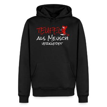 Déguisement Déguisement Carnaval Carnaval Halloween - Sweat à capuche Premium bio Homme - noir - Devant - Nico (187cm)