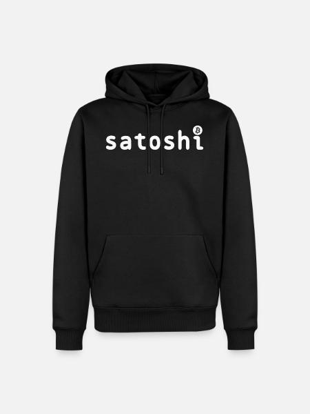 Satoshi Bitcoin Shirt - Men’s Premium Organic Hoodie - black