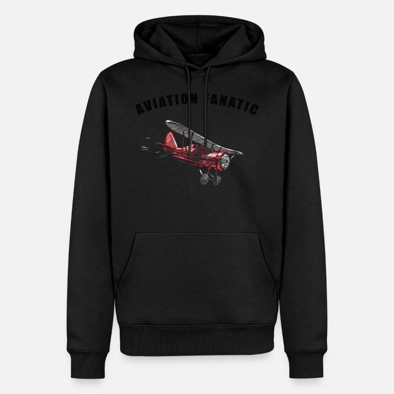 Aviation fanatic - Sweat à capuche Premium bio Homme - undefined