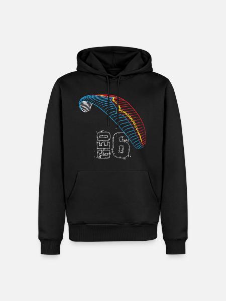 Geo 6 Ozone Paraglider - Men’s Premium Organic Hoodie - black