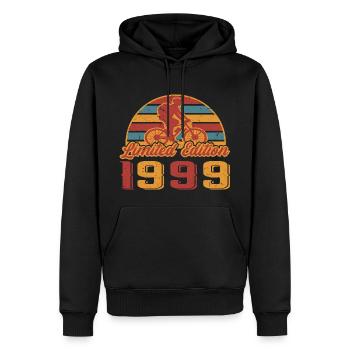 Fahrradfahrer Radfahrer Bike Geburtstag 1999 - Männer Premium Bio Hoodie - Schwarz - Vorne - Nico (187cm)