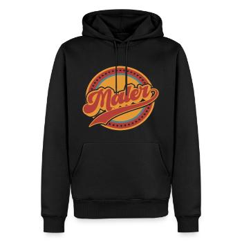 Maler Malerin Malermeister Handwerker Beruf - Männer Premium Bio Hoodie - Schwarz - Vorne - Nico (187cm)