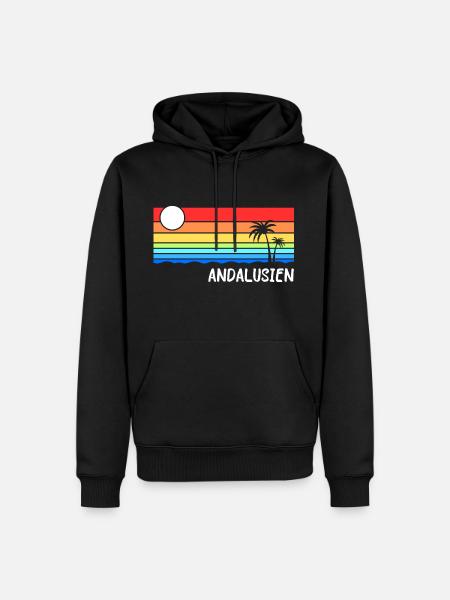 Andalusia Spain Holiday Idea - Men’s Premium Organic Hoodie - black