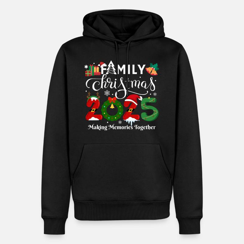 Joyeux Noël - Sweat à capuche Premium bio Homme - noir