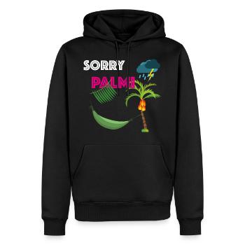 Sorry Palmi - Wild Shirt - Männer Premium Bio Hoodie - Schwarz - Vorne - Nico (187cm)