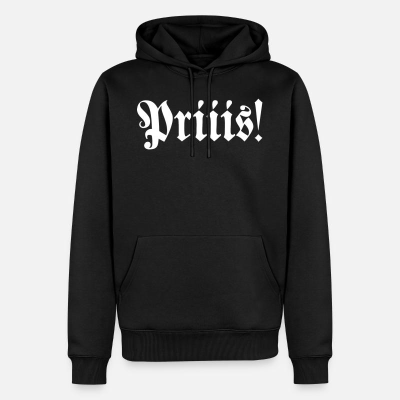Schnupfer schnupfspruch pris geschenk - Männer Premium Bio Hoodie - Schwarz