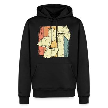 Nudeln kochen - Männer Premium Bio Hoodie - Schwarz - Vorne - Nico (187cm)