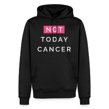 Nicht Heute Krebs - Männer Premium Bio Hoodie - Schwarz - Vorne - Nico (187cm)