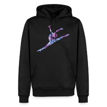 do gymnastics - Men’s Premium Organic Hoodie - black - Front - Nico (187cm)
