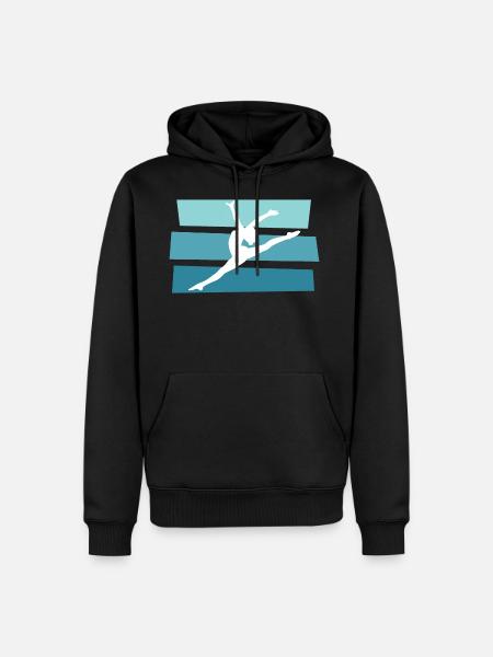 gymnastics - Men’s Premium Organic Hoodie - black