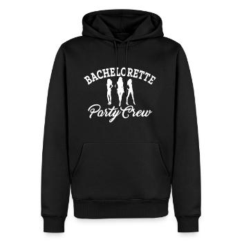 Bachelorette - Männer Premium Bio Hoodie - Schwarz - Vorne - Nico (187cm)