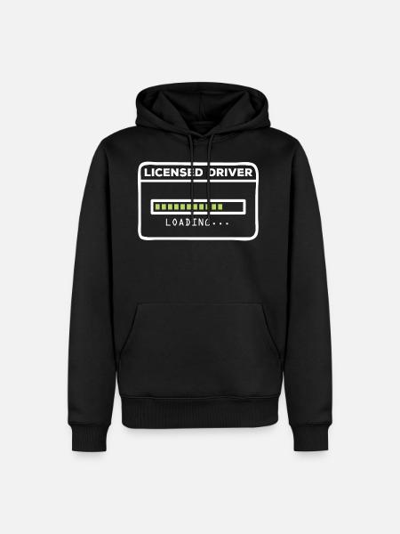 Auto-école - Sweat à capuche Premium bio Homme - noir