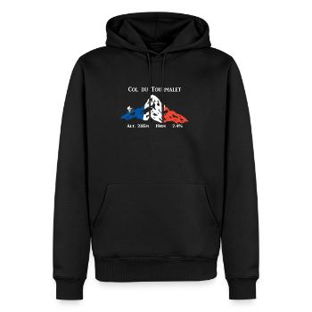 Tourmalet - Männer Premium Bio Hoodie - Schwarz - Vorne - Nico (187cm)