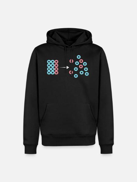Entropy machine builder - Men’s Premium Organic Hoodie - black