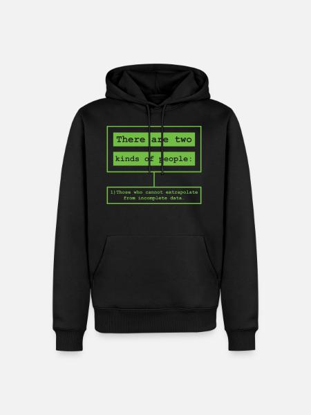 Math statistics - Men’s Premium Organic Hoodie - black