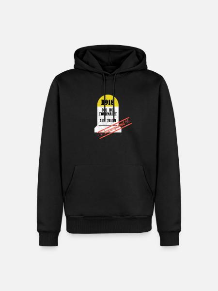 Col du Tourmalet - Men’s Premium Organic Hoodie - black