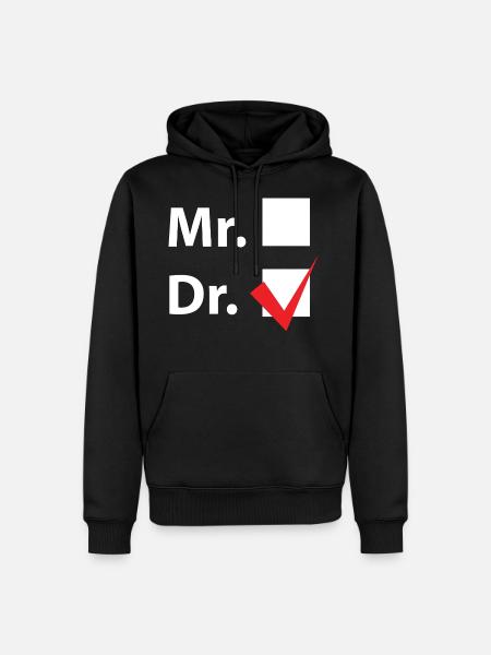 DR Title Doctor - Men’s Premium Organic Hoodie - black