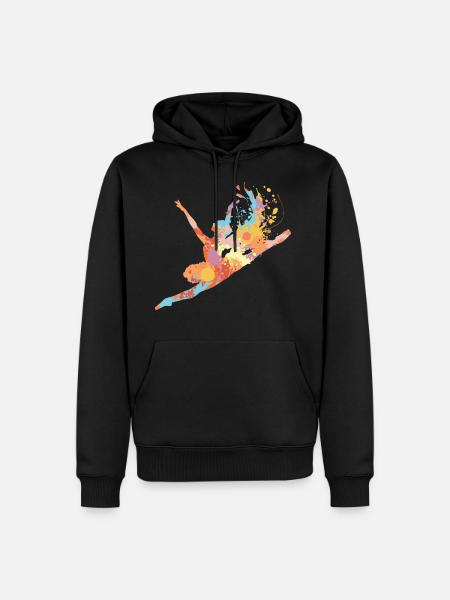 Danseur Danseur - Sweat à capuche Premium bio Homme - noir